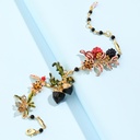 Plant Tassel French Pastoral Style Enamel Bracelet