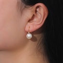 Baroque Pearl Drop Hook Earrings