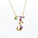 Alphabet Blossoming Necklace Letter A-Z All series