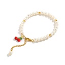 Freshwater Pearls And Cherry Bracelet