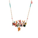 Chihuahuas Puppy Dog on A Flowered Branch Necklace