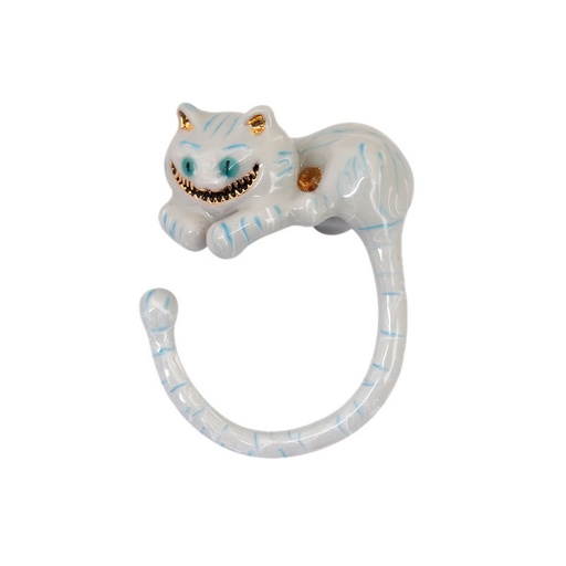 Alice in Wonderland Cute Cheshire Cat Enamel Ring